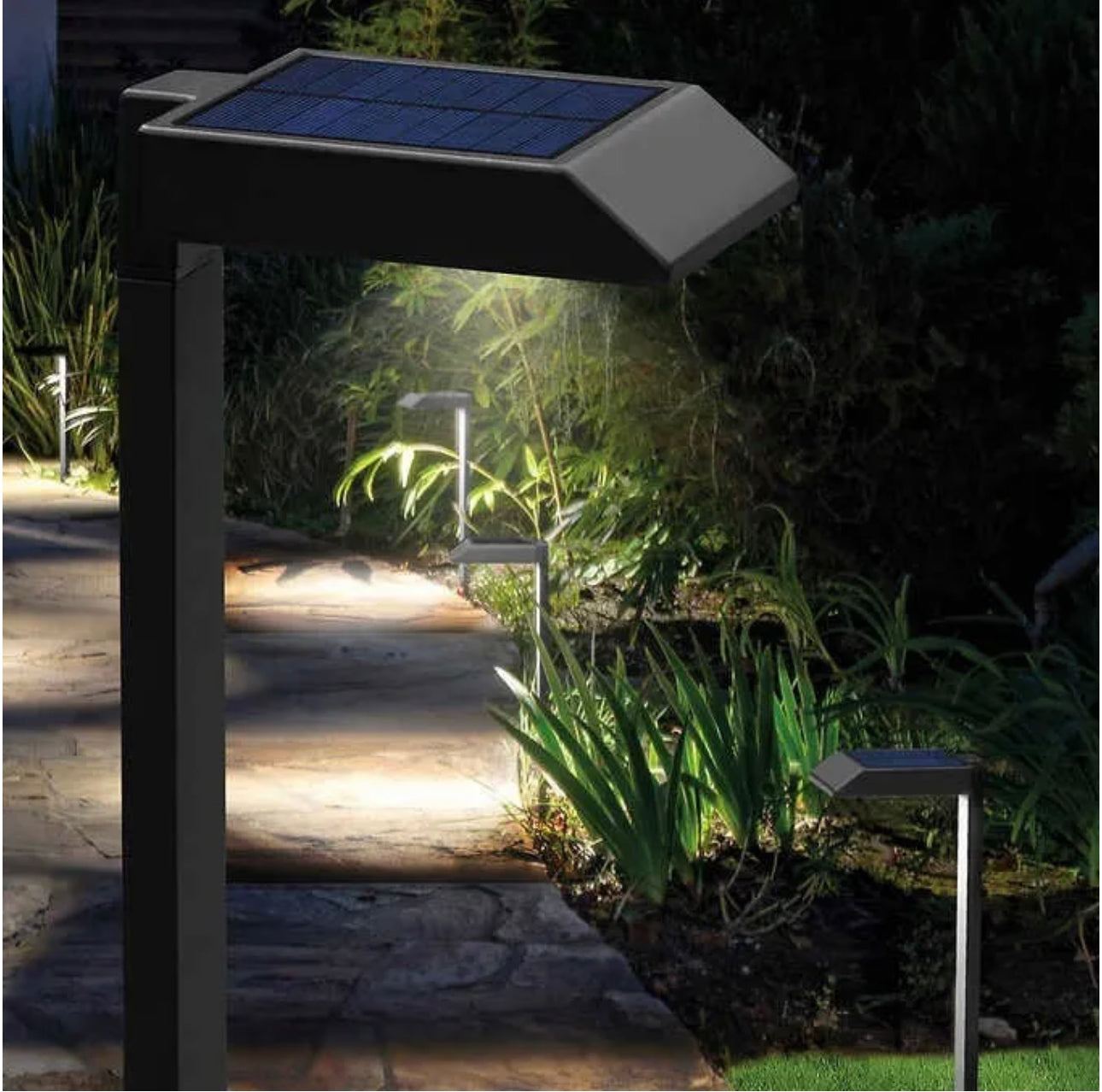 Energizer Solar LED Pathway Lights 30 Lumen Modern Down Light , 6-Pack