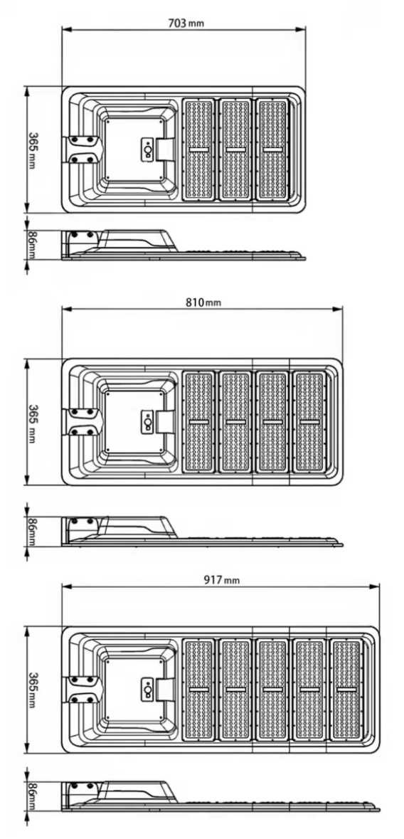 9000W Aluminum Frame All In One Solar Street /Parking Lights Motion Sensor, Dusk to Dawn 180000LM with Remote Control