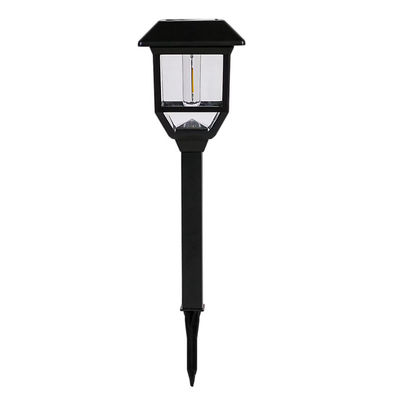 Berkley Jensen 5 Pack Solar LED Pathway Lights 15 Lumen- Graphite Black