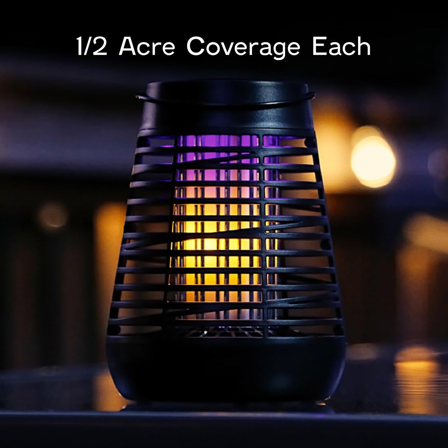 PIC Portable Solar Insect Killer Torch Bug Zapper and Flame Accent Light, Kills Bugs-1 Pack - Outdoor Solar Outlet