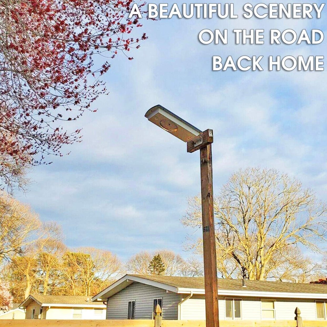 Solar Street Lights Outdoor, Cool White/Warm White Solar Street Light Dusk to Dawn/Motion Sensor, 1300LM IP65 Waterproof, Dimmable Remote Control - Outdoor Solar Outlet