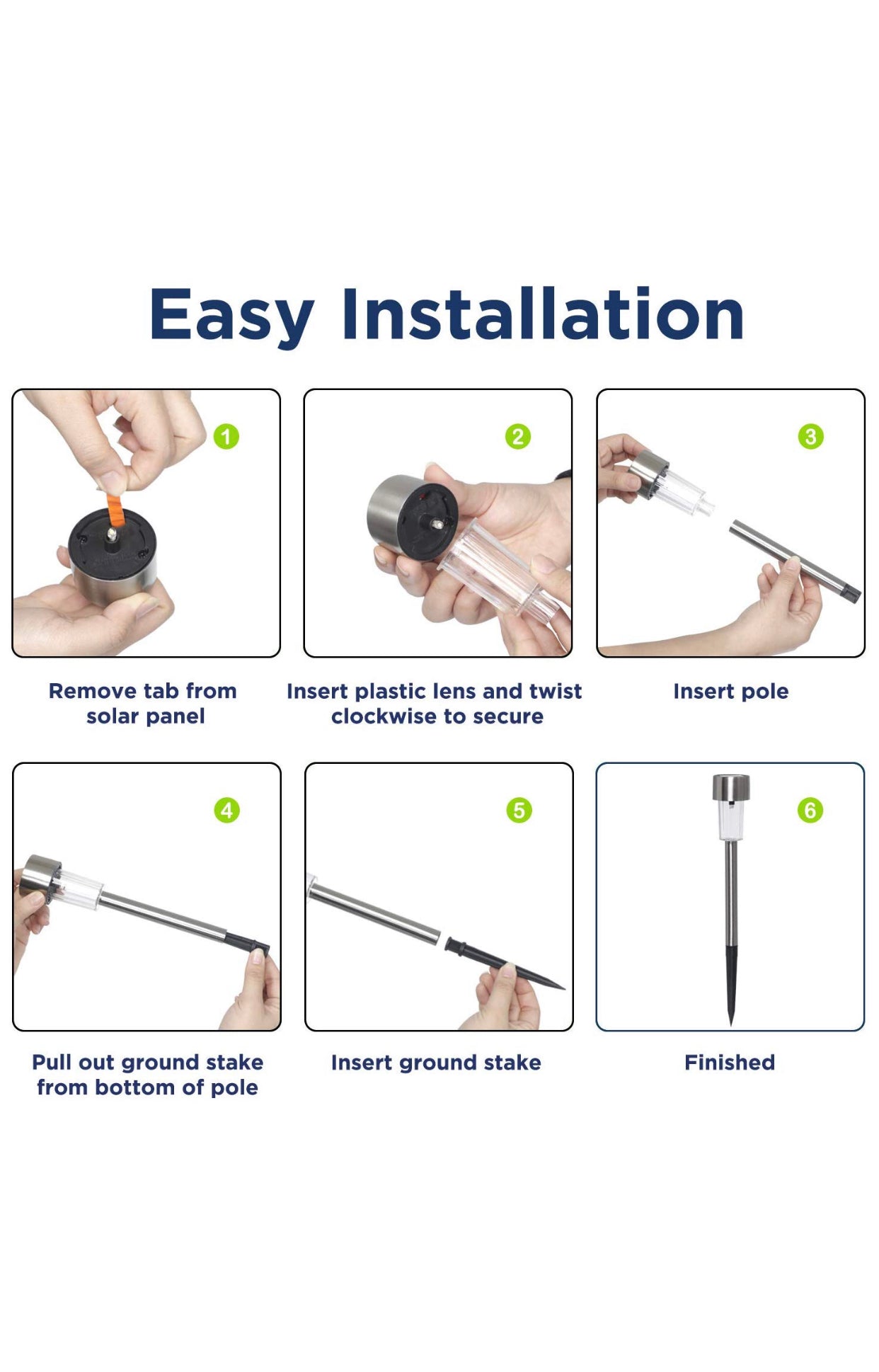 One-Piece-Stainless-Steel-Led-Solar-Light-User-Guide
