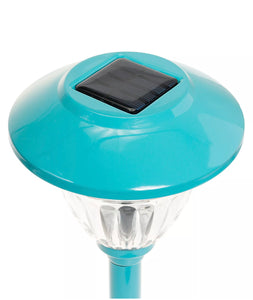 LED-Energizer-Solar-Pathway-Light-Turquoise-Front-View