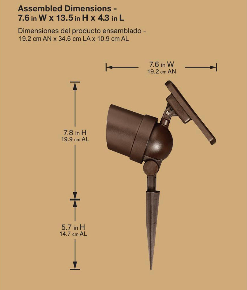 Lumen-Bronze-Metal-Hampton-Bay-Solar-Spot-Light-User-Guide