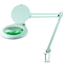 Load image into Gallery viewer, PRO XL Magnifying Clamp Lamp – With Bright LED Light 5X