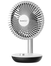 Load image into Gallery viewer, Geek Aire 7 inch 5200mAh Rechargeable Table / Portable Fan with Powerful and Quiet Brushless DC Motor