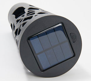 SmartYard 10-Lumen Solar Bollard Light with Tree Design LED 2-Pack