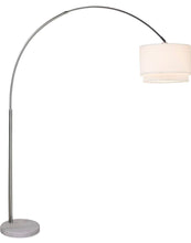 Load image into Gallery viewer, Arc Floor Lamp with Unique Hanging Drum - Arching Over The Couch