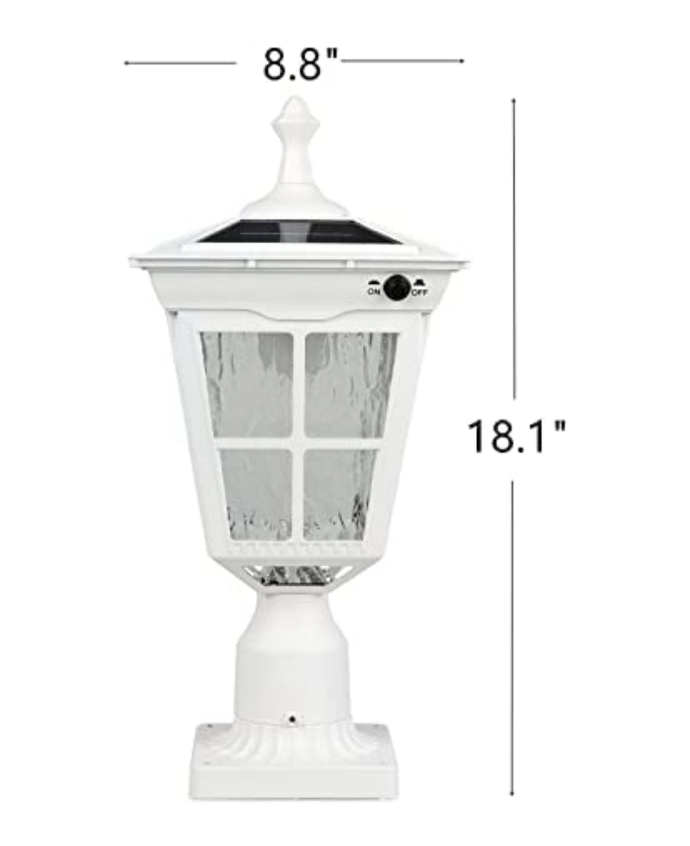 solar light post fixture