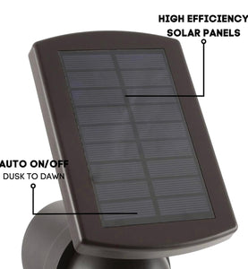 Energizer 2 Pack Spot Light Solar 45-Lumen Metal Outdoor Waterproof LED Landscape