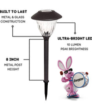 Load image into Gallery viewer, Energizer 10 Pack Solar LED Pathway Lights Outdoor-Stainless Steel