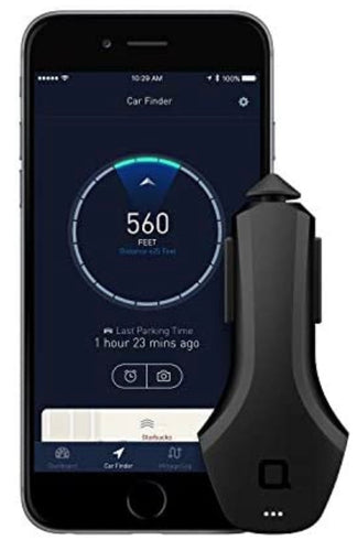 ZUS Smart Car Charger with App to Save Car's Location, 2 Ports Car Charger with Led for iPhone XS/Max/XR/X/8/7/6/Plus