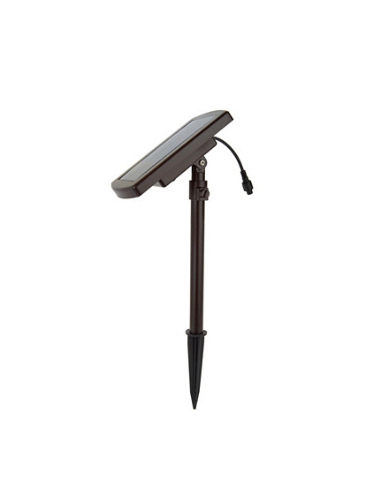 Solar-Light-Black-Pole-Front View