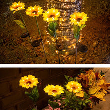 Load image into Gallery viewer, Solar Sunflower Lights (4 Pack)