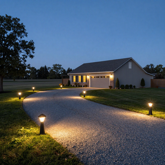 How to Choose Solar Lights for Driveways, Farms & Private Roads