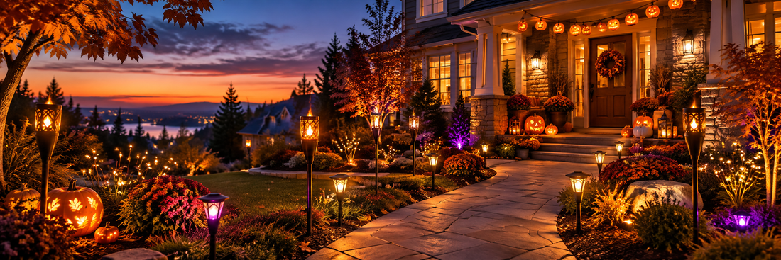 Fall & Halloween Outdoor Lighting Ideas for 2026: Solar Decorations for a Warm, Spooky Yard - Outdoor Solar Outlet