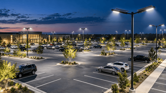 How Many Solar Street Lights Do You Need for a 100-Car Parking Lot? Complete 11,000W Lighting Guide - Outdoor Solar Outlet