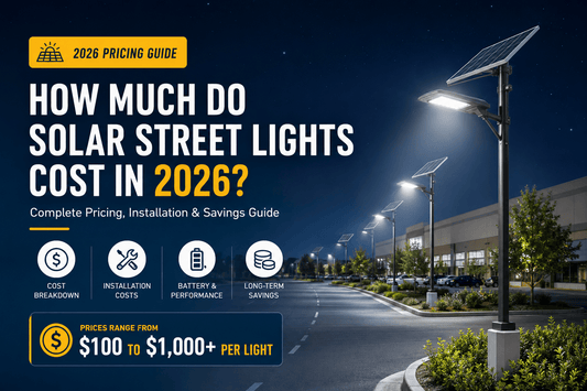 How Much Do Solar Street Lights Cost in 2026? Complete Pricing Guide - Outdoor Solar Outlet