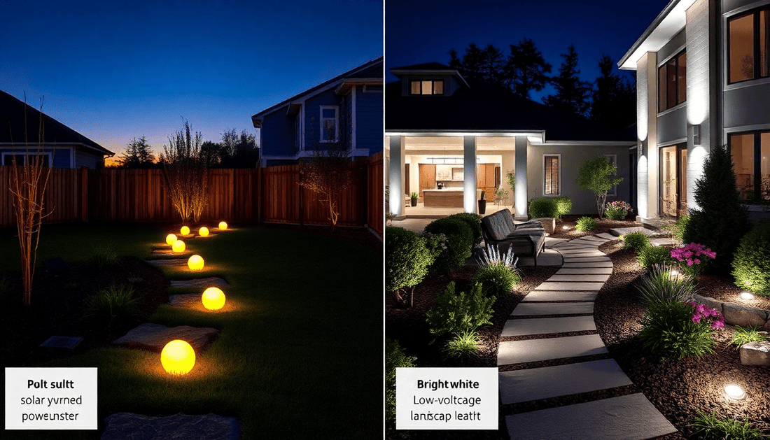 Solar Lights vs. Low-Voltage Landscape Lighting: Which Is Better? - Outdoor Solar Outlet