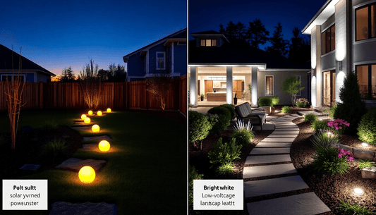 Solar Lights vs. Low-Voltage Landscape Lighting: Which Is Better? - Outdoor Solar Outlet
