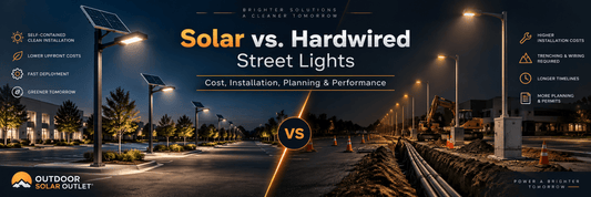 Solar vs. Hardwired Street Lights: Costs, Benefits & Planning - Outdoor Solar Outlet