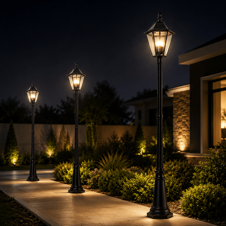 Solar Lamp Posts - Outdoor Solar Outlet