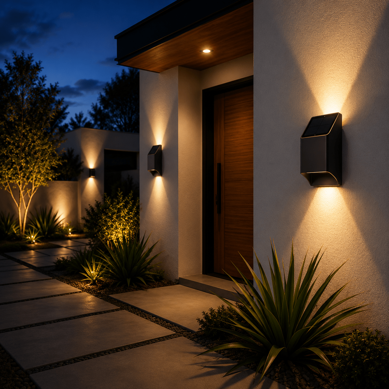 Solar Wall Lights - Outdoor Solar Outlet