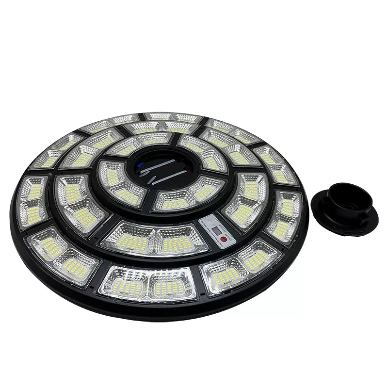 2500W Solar Outdoor Light UFO Garden Pole And Wall Street Lights For Home, Yard, Farmhouses with Remote