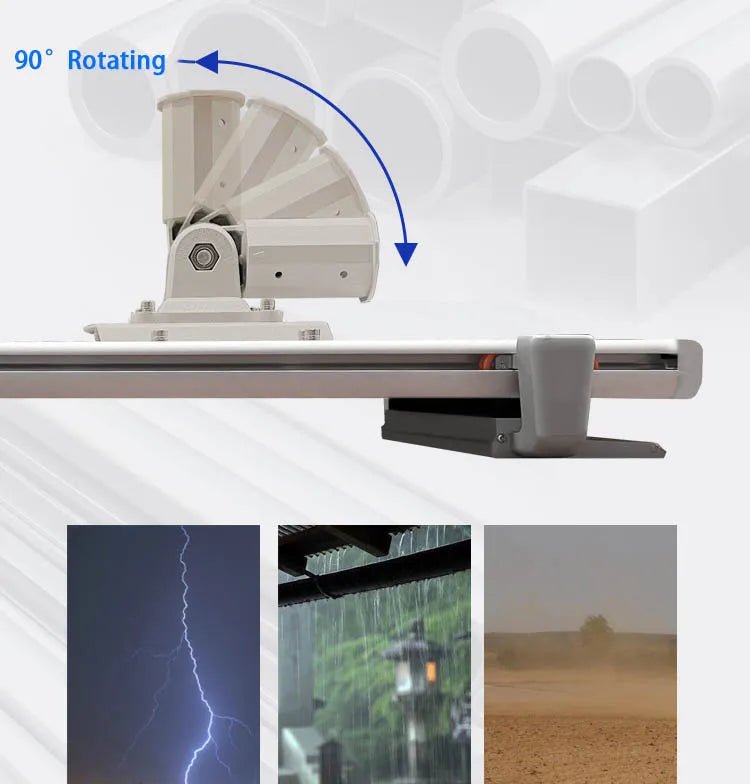 10,000W Commercial Solar street light All In One 6500K-Self Cleaning - Outdoor Solar Outlet