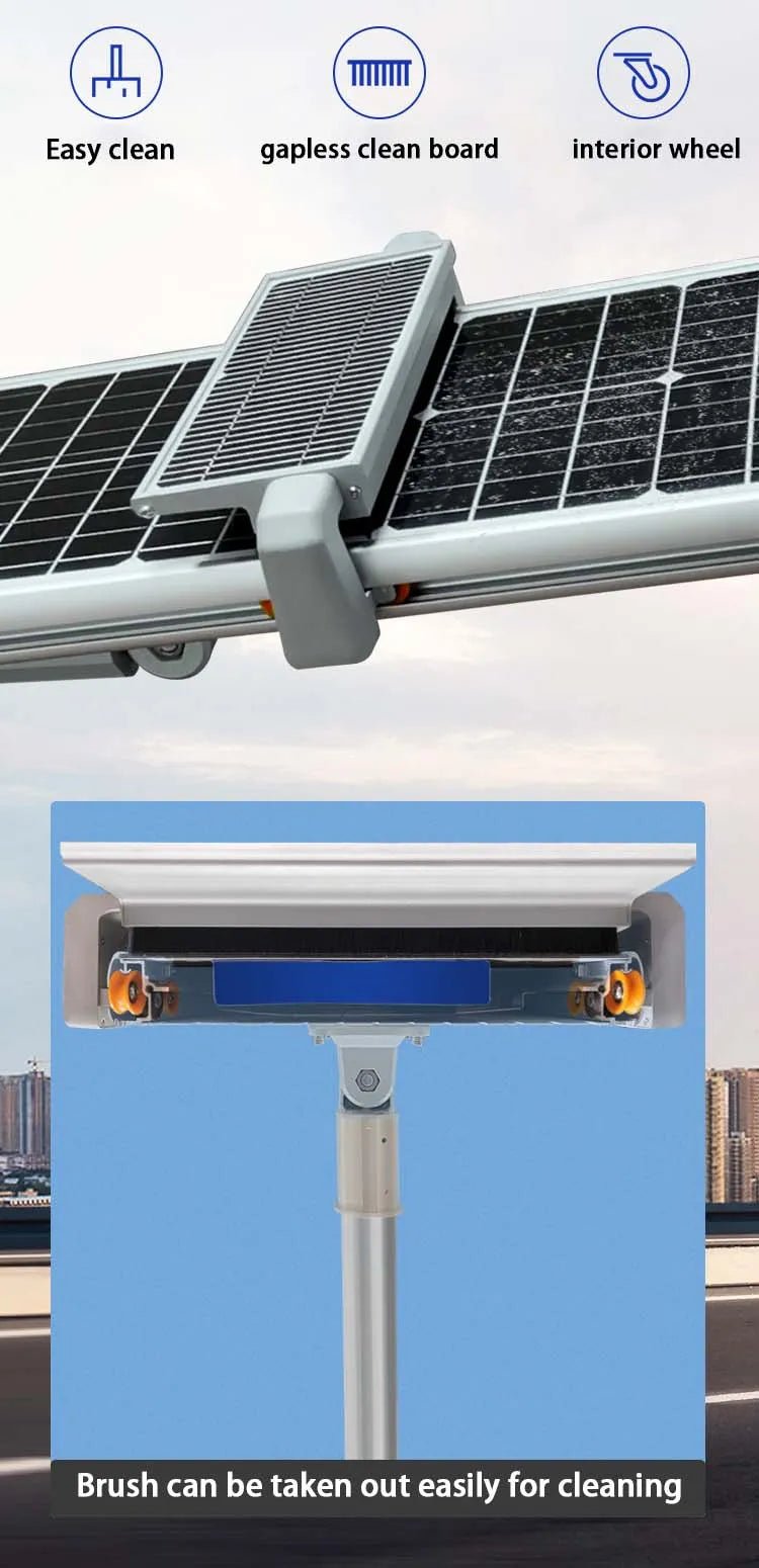 10,000W Commercial Solar street light All In One 6500K-Self Cleaning - Outdoor Solar Outlet