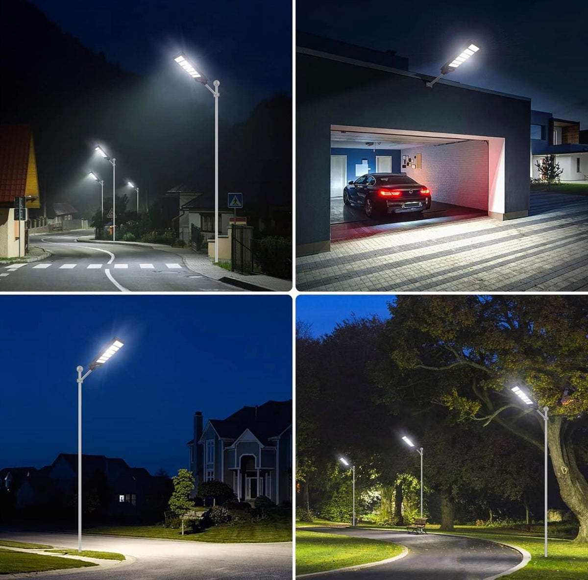 1000W Solar Street Light Motion Sensor, 80000LM IP65 Waterproof with Remote Control - Outdoor Solar Outlet