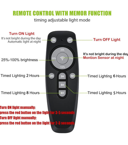 1000W Solar Street Light Motion Sensor, 80000LM IP65 Waterproof with Remote Control - Outdoor Solar Outlet
