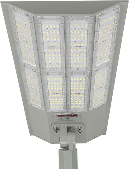 11,000W Aluminum Frame Solar Street Lights Outdoor Motion Sensor, Dusk to Dawn 200000LM with Remote Control - Outdoor Solar Outlet