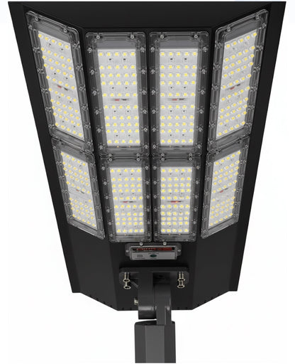 11,000W Aluminum Frame Solar Street Lights Outdoor Motion Sensor, Dusk to Dawn 200000LM with Remote Control - Outdoor Solar Outlet