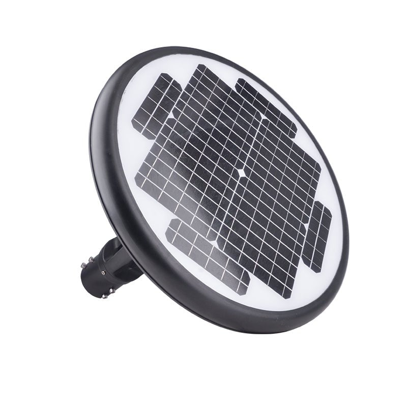 12000W Solar Lamp Post Cap – 240000LM Aluminum Solar Post Top Light, IP65, Dusk-to-Dawn, 120° Wide Beam - Outdoor Solar Outlet