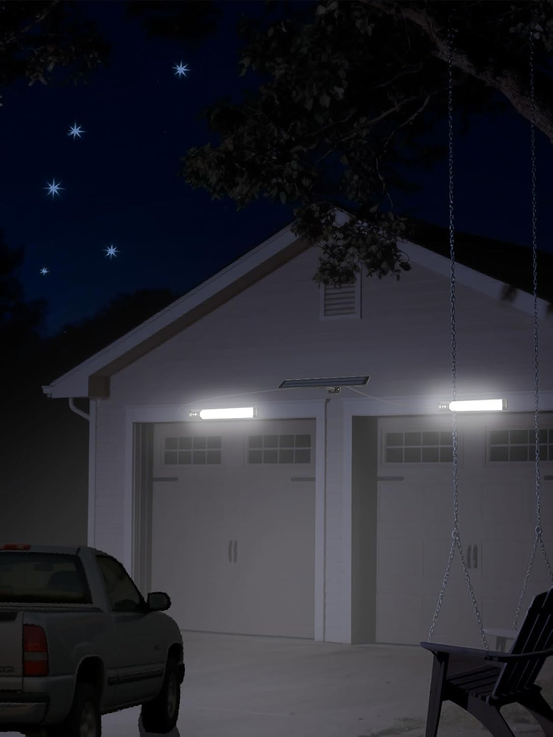 1500W Solar sensor lights, outdoor high-brightness lighting with 316 LED, motion sensor sensing, independent solar charging panel, detachable handheld lighting - Outdoor Solar Outlet