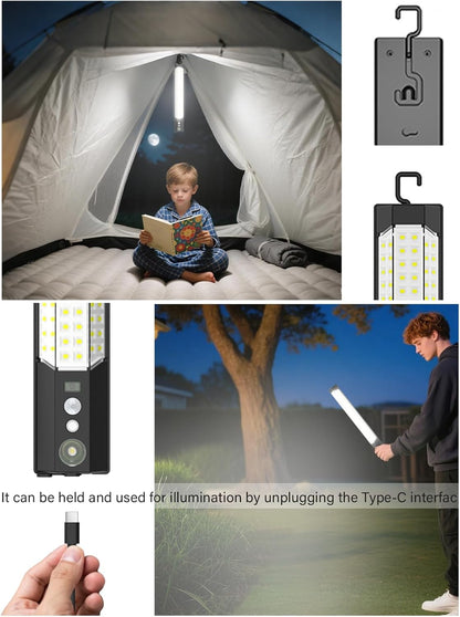 1500W Solar sensor lights, outdoor high-brightness lighting with 316 LED, motion sensor sensing, independent solar charging panel, detachable handheld lighting - Outdoor Solar Outlet