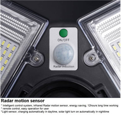 1500W Solar UFO Motion Sensor All in one Solar Garden Street Light With Remote Control - Outdoor Solar Outlet