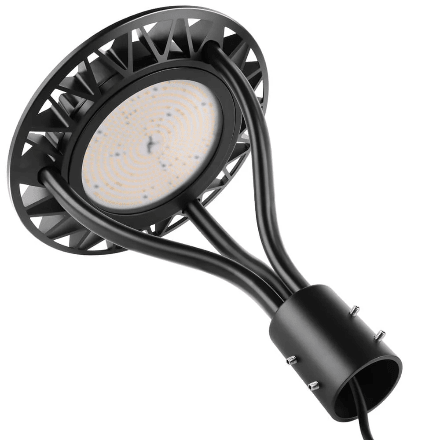 150W Hard Wire LED Post Top UFO Light 21,000LM, ETL Listed LED Post Lights with Photocell 5000K, IP65 - Outdoor Solar Outlet