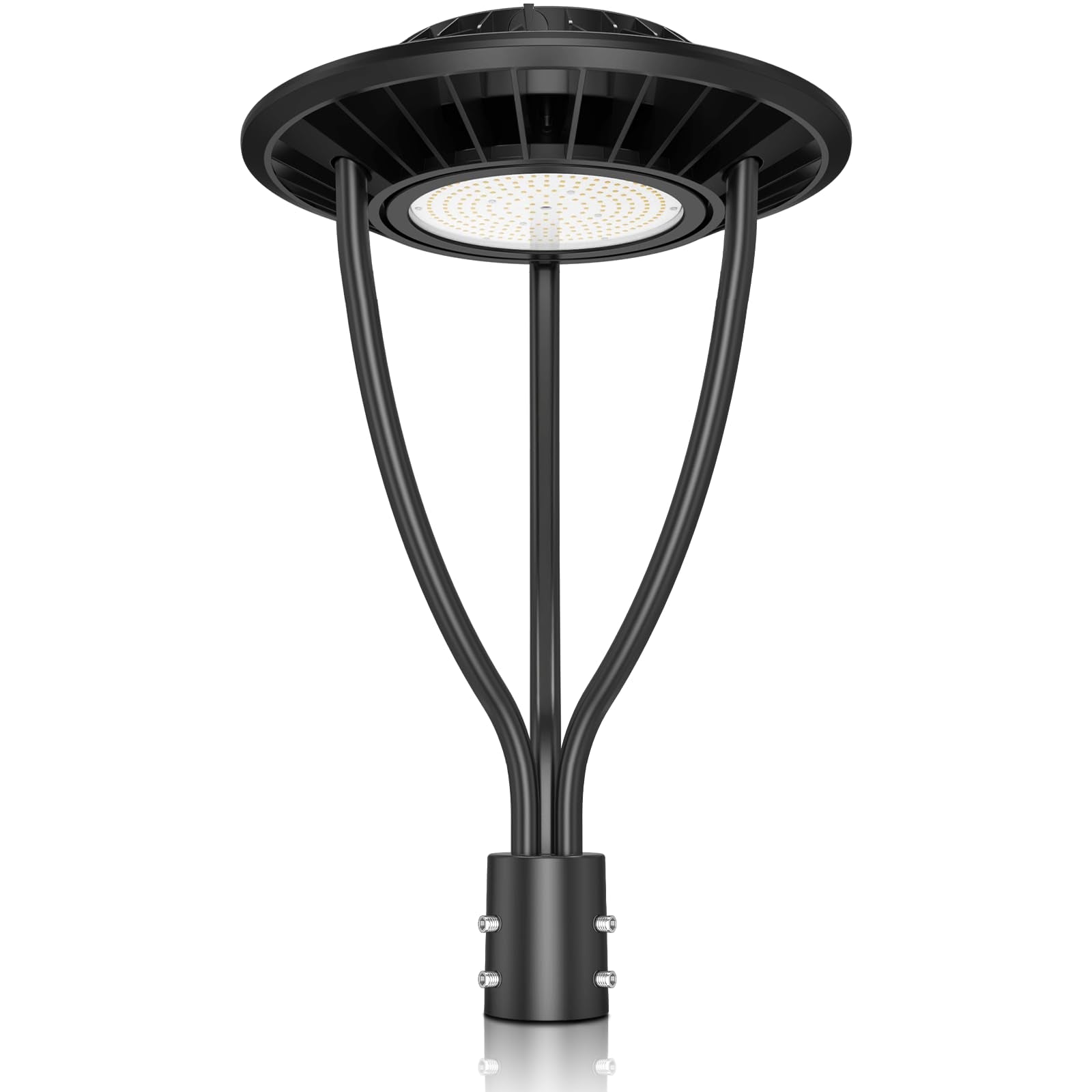 150W Hard Wire LED Post Top UFO Light 21,000LM, ETL Listed LED Post Lights with Photocell 5000K, IP65 - Outdoor Solar Outlet