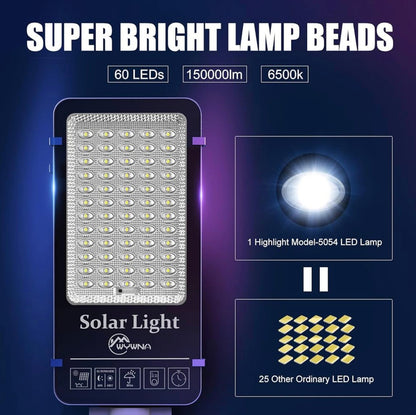 1600W Commercial Solar Street Lights Outdoor Waterproof 160000LM Dusk to Dawn - Outdoor Solar Outlet