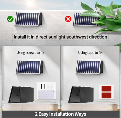 2 Pack Solar Wall Lights Outdoor Waterproof Led Up and Down Wall Lights,Solar Outdoor Lights Wall Sconce Exterior Lighting - Outdoor Solar Outlet