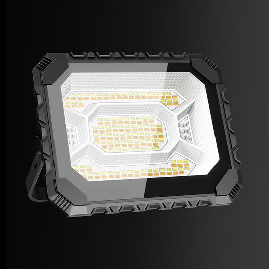 200W Solar Work Flood Light Rechargeable, 16000LM Portable Camping Lights 3000K/4500K/6500K, 16000mAh Battery - Outdoor Solar Outlet