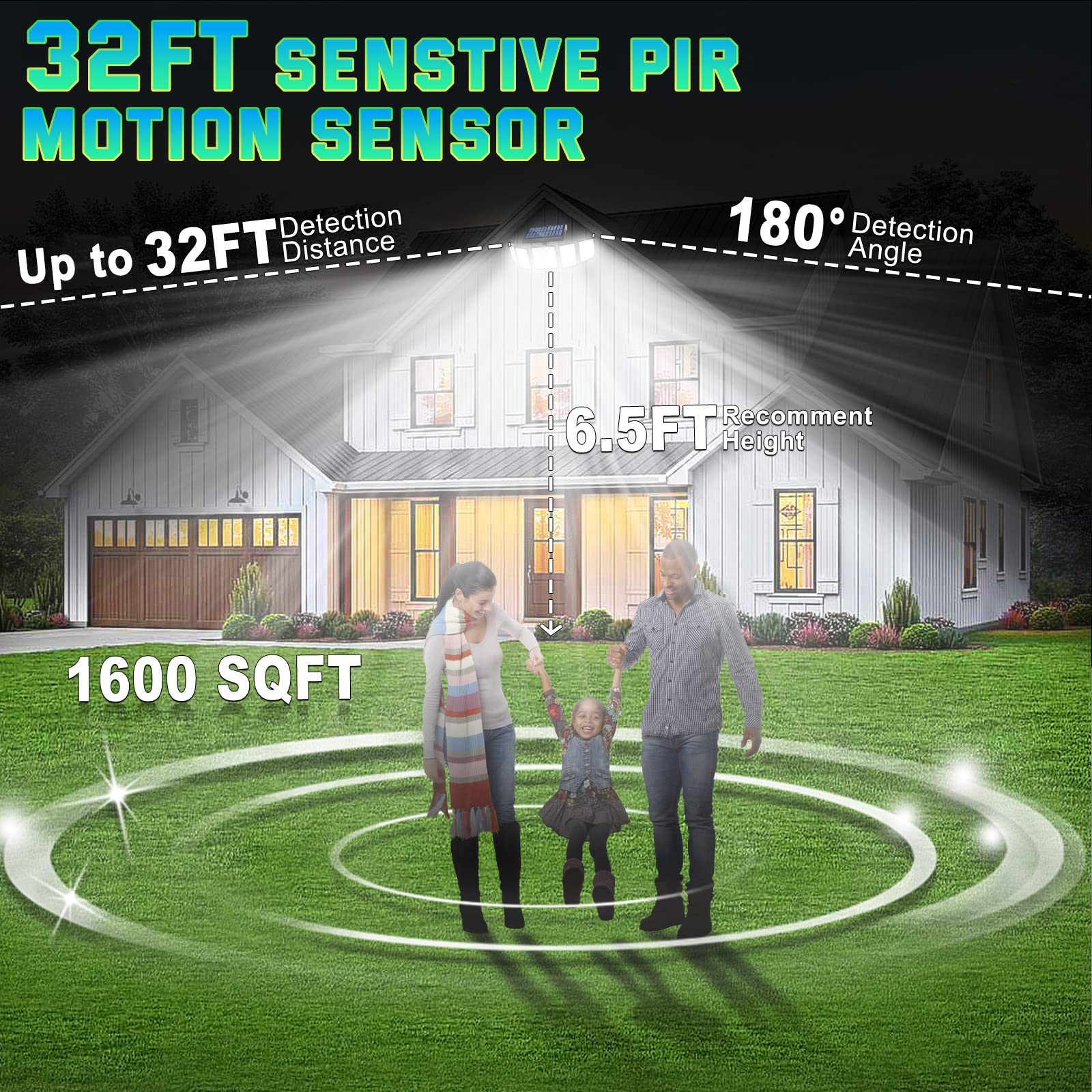 250W Solar Lights Outdoor Waterproof Flood Security Motion Sensor - 496 LEDs 3000 Lumens 360° Illumination- 2Pack - Outdoor Solar Outlet