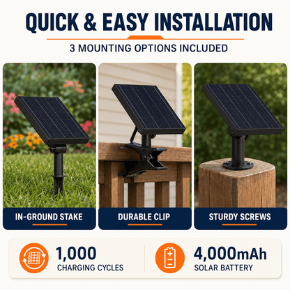 27 Ft Pro - Globe Solar LED Outdoor String Lights – Waterproof, G40 Retro Edison Filament Bulbs -Warm White - Outdoor Solar Outlet