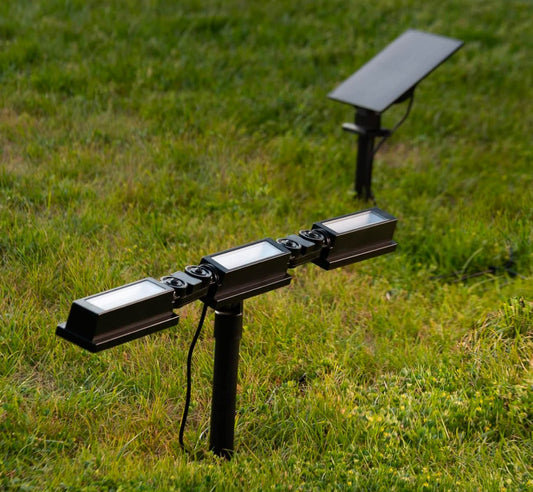 3 Color Temperature 180° Solar Powered Flood Light Outdoor 230 Lumen - Waterproof Bright LED Spotlight - Outdoor Solar Outlet