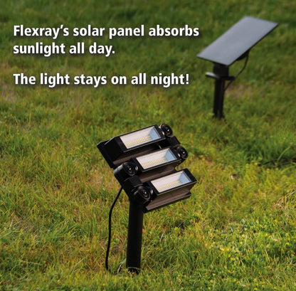 3 Color Temperature 180° Solar Powered Flood Light Outdoor 230 Lumen - Waterproof Bright LED Spotlight - Outdoor Solar Outlet