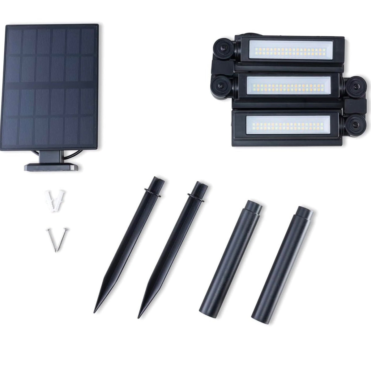 3 Color Temperature 180° Solar Powered Flood Light Outdoor 230 Lumen - Waterproof Bright LED Spotlight - Outdoor Solar Outlet