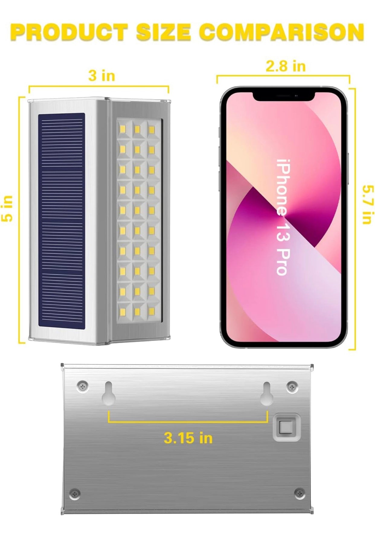 30 LED Solar Step Lights Outdoor【6 Pack】Stainless Steel Bright Solar Deck And Stairs Lights - Outdoor Solar Outlet