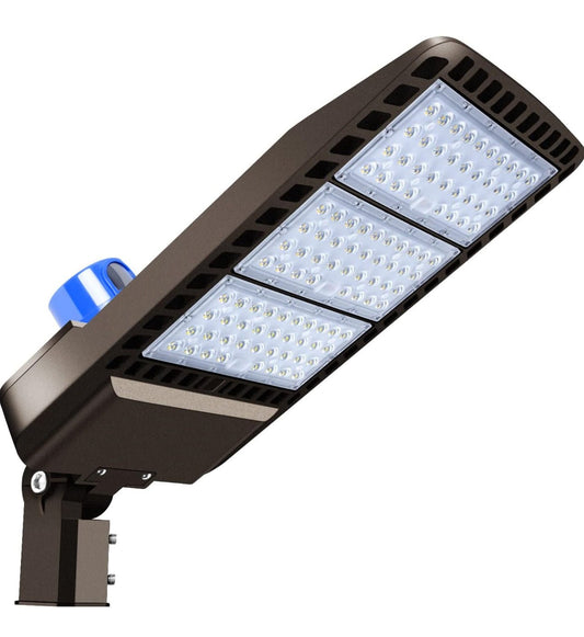 300W LED Parking Lot Light Hard Wire Slip Fitter Mount Dusk to Dawn LED Outdoor Lighting Exterior Flood Light Commercial IP65 Waterproof - Outdoor Solar Outlet